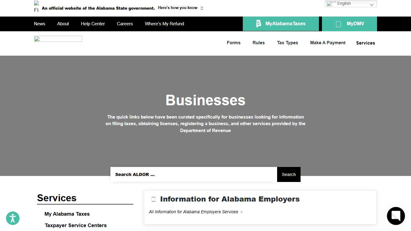 Businesses - Alabama Department of Revenue